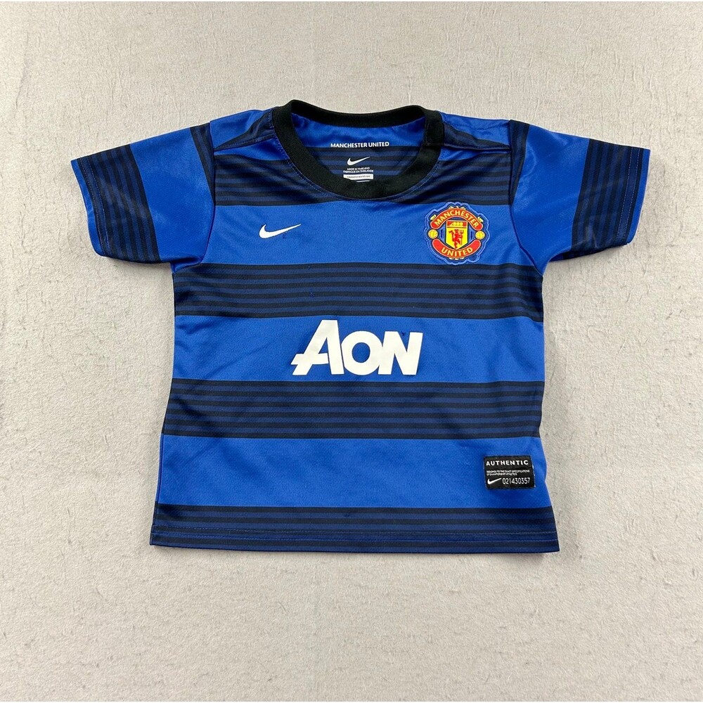 Babies MANCHESTER UNITED 2011 2012 AWAY FOOTBALL SOCCER JERSEY 18-24 months